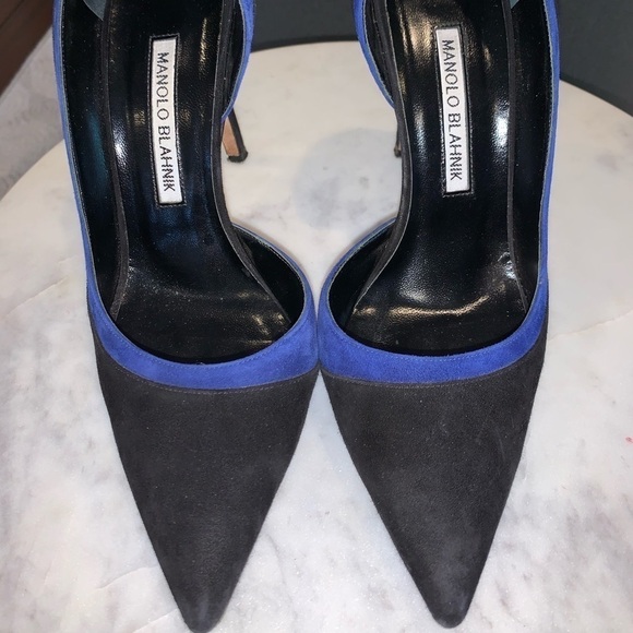 MANOLO Blahnik ‘Colette’ Half d’Orsay Pump - Picture 8 of 9